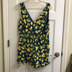 Blue Rain Dresses - Lemon Romper Blue Rain Dresses - Lemon Romper